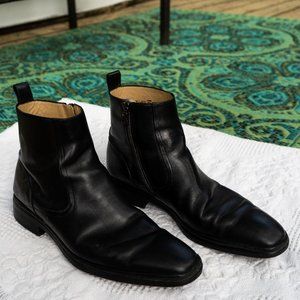 Men's Black Leather Bally NEWSOM Boots